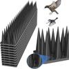 8/12pcs Long Lasting Anti Bird Spike Strip Anti Climb Bird Defender Spikes  Balcony Eaves