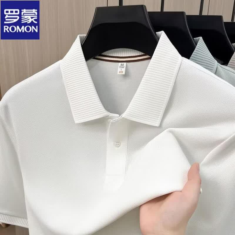 ROMON Men's Cooling Casual Polo Shirt
