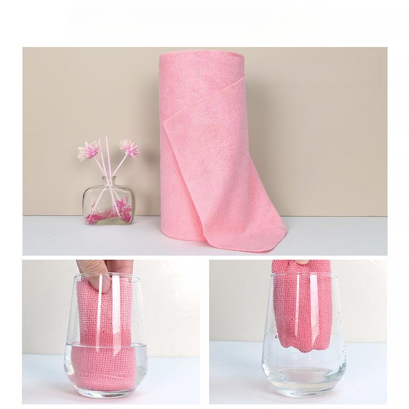 Lot de 20 rouleaux de chiffons de nettoyage en microfibre super absorbants pour la cuisine et la vaisselle