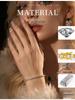 Moissanite 2.5mm Tennis Bracelet for Girls: Thin 925 Silver Luxury Chain