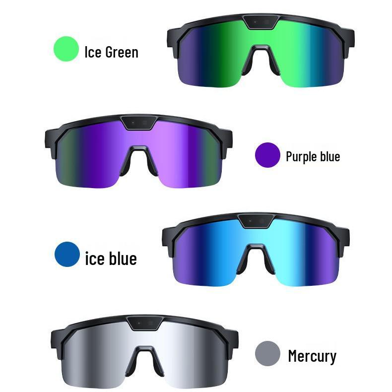 800w Pixelowe Inteligentne Okulary Rowerowe Outdoor z WiFi - Nagrywaj, Tłumacz i Rozpoznawaj Obiekty
