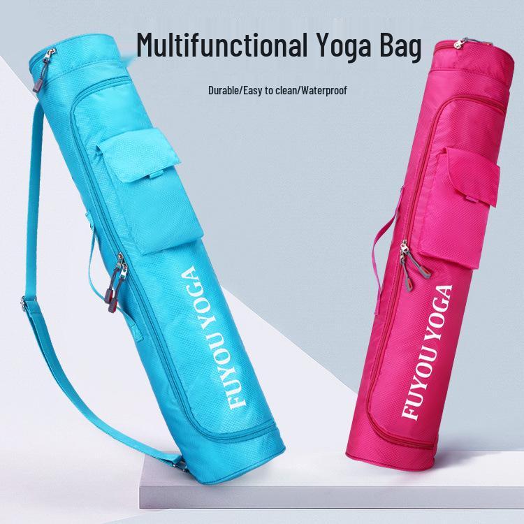 Large Waterproof Yoga & Fitness Shoulder Bag with Print Logo and Wet-Dry Separation