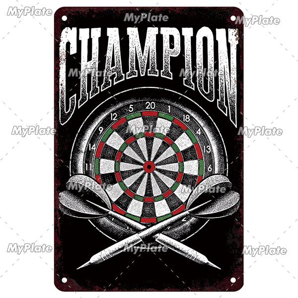 MyPlate Darts 180 Metal Sign Beer Bar Vintage Plaque Shop Tin Sign Plate Wall Decor For Bar Club Art Painting Poster Gift