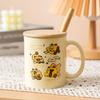Korean Version of Cartoon Brown Butterfly Mug Ins Windy Good Looking Water Cup Summer Student Water Cup Coffee Cup
