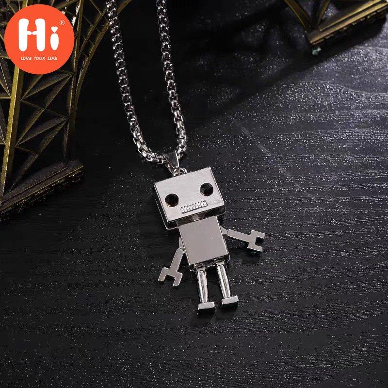 

Ожерелье Hi Ring Ins Hip-hop Dance Мужское и женское ожерелье с подвеской