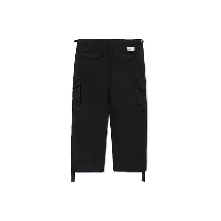 Li-Ning CF Wu Xing Series Reflective Loose Casual Pants with 3D Pockets Unisex Bottoms Black AKXR601-2