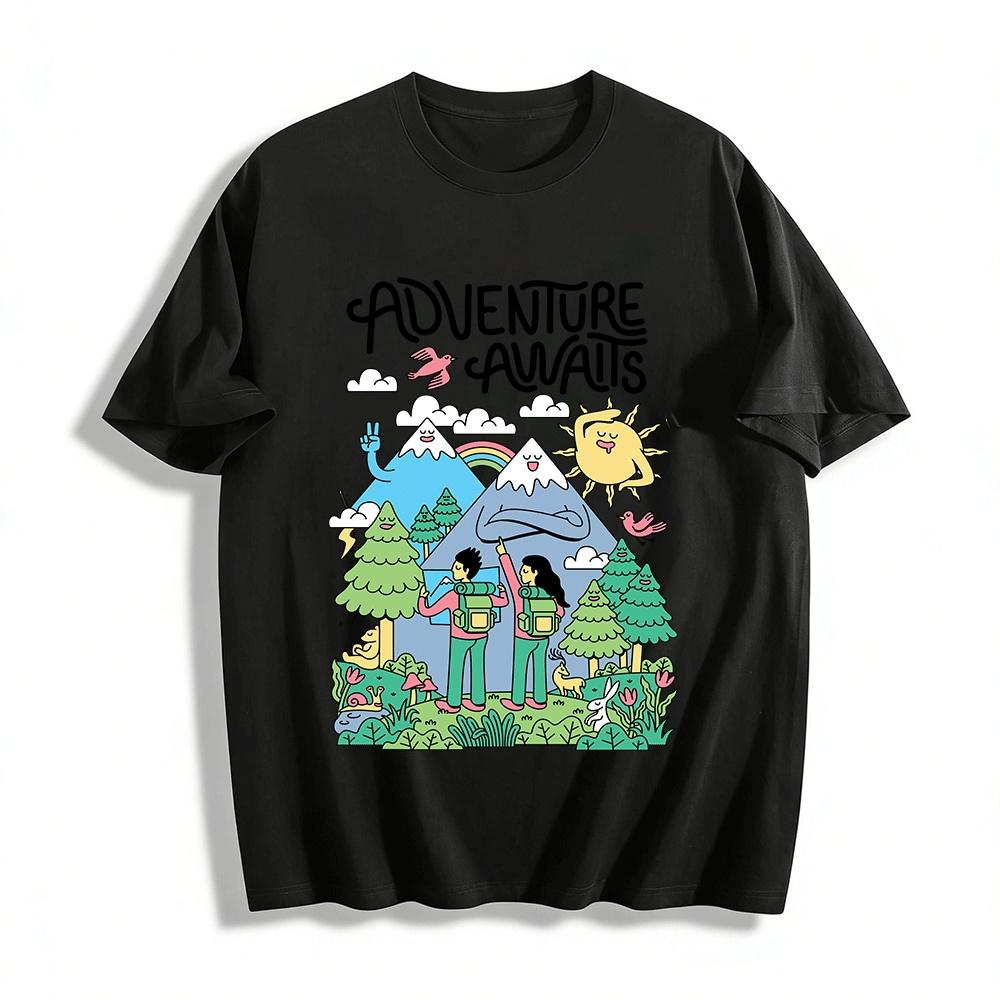 T Adventure Awaits Pure cotton T-shirt XXS