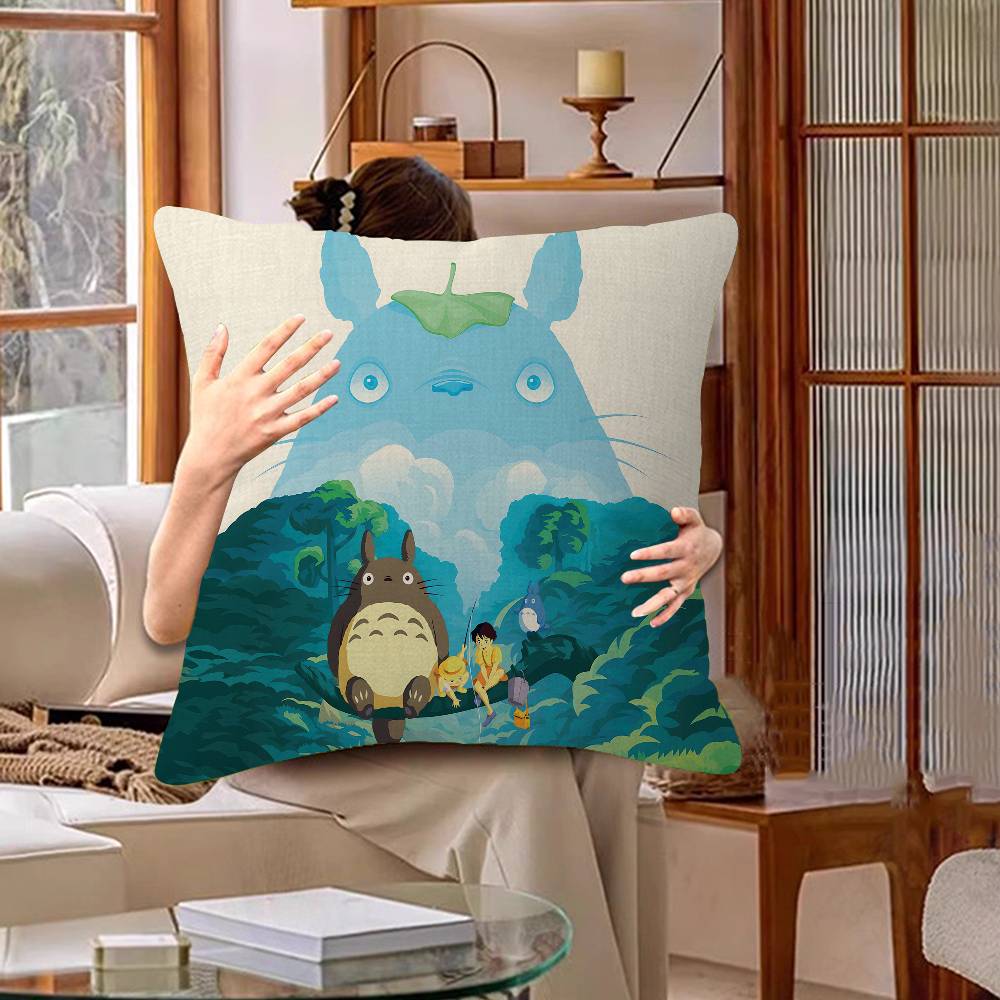 Classic T-Totoro Cartoon Cute pillow cover sofa cushion cover home room decoration children gift