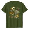 Golden Japanese Dragon TShirt Traditional Asian Art Graphic Tee Unisexs Short Sleeve Cotton Vintage Style Casual Top Unique Gift