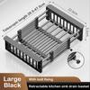 Retractable Drain Basket For Kitchen Sink Storage Basket For Washing Fruits And Vegetables Multifunctional Drain Rack