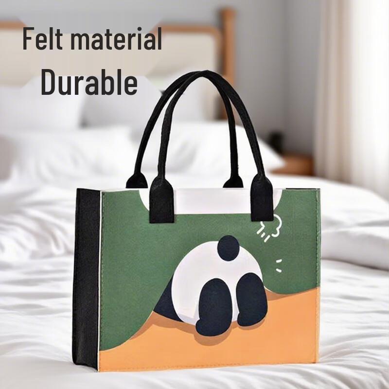 Fourty Thousand Miles Felt Tote Bag