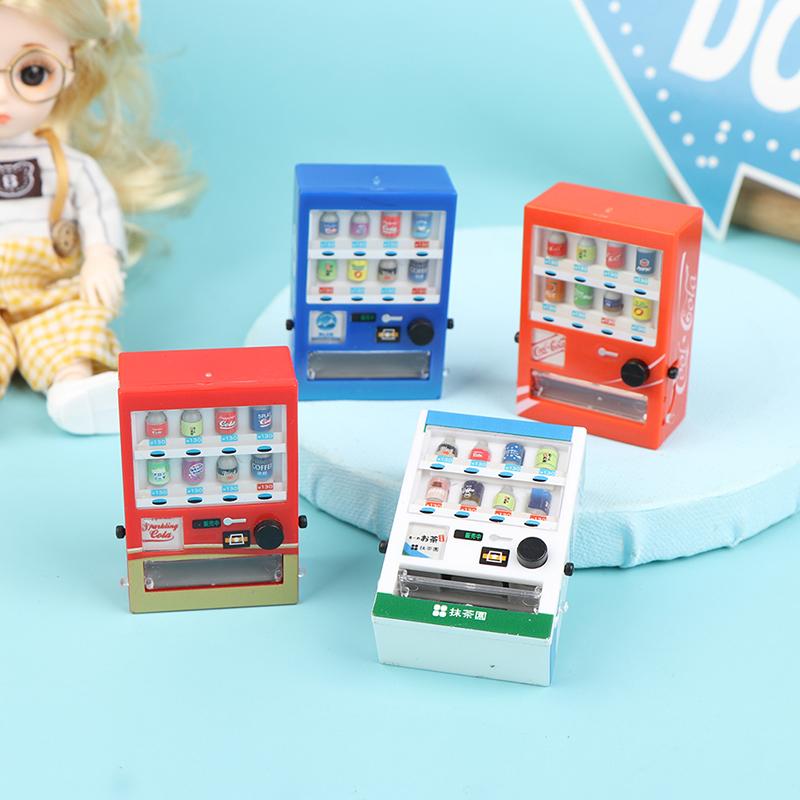 1: 12 Doll House Mini Ornaments Simulated Drinks Selling Airport Scenery Props