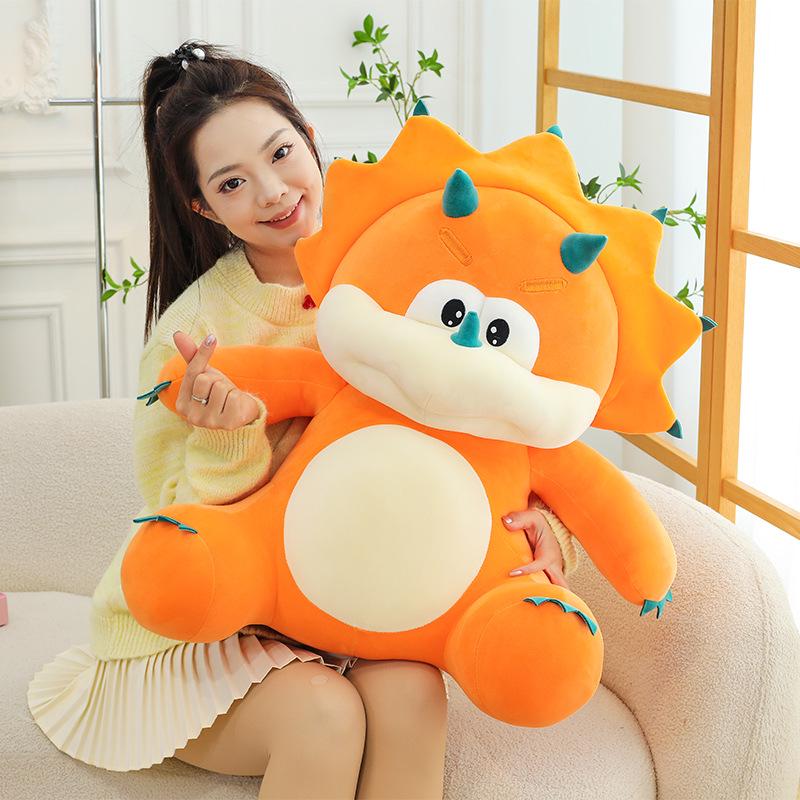Super Soft Small Triceratops Plush Dinosaur Doll - Ideal Gift for Kids