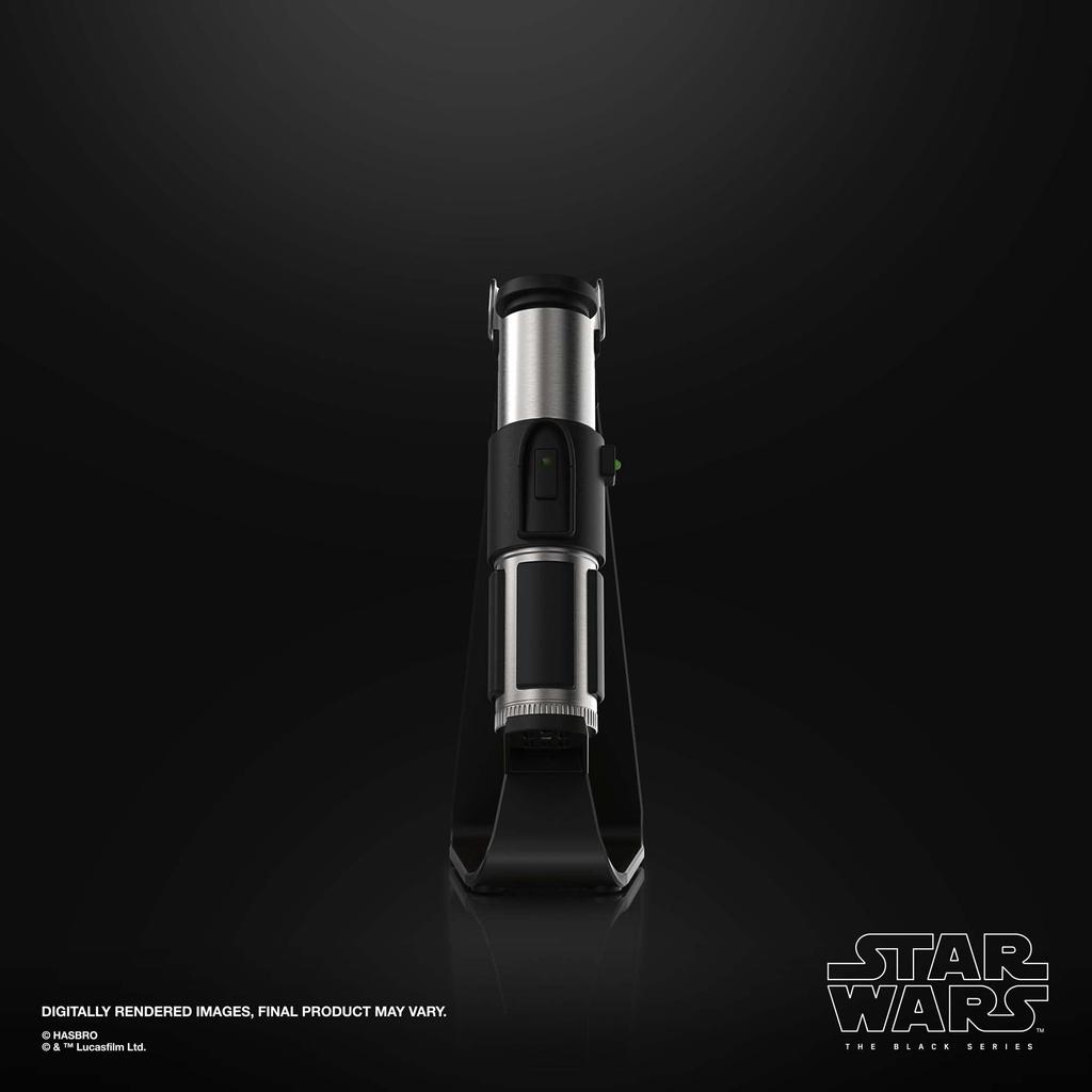 Hasbro Star Wars Black Series Yoda Force Effect Elite Electronic Lightsaber with Advanced LED and Sound Effects F8683 (Ages 14+) (Authentic Product)