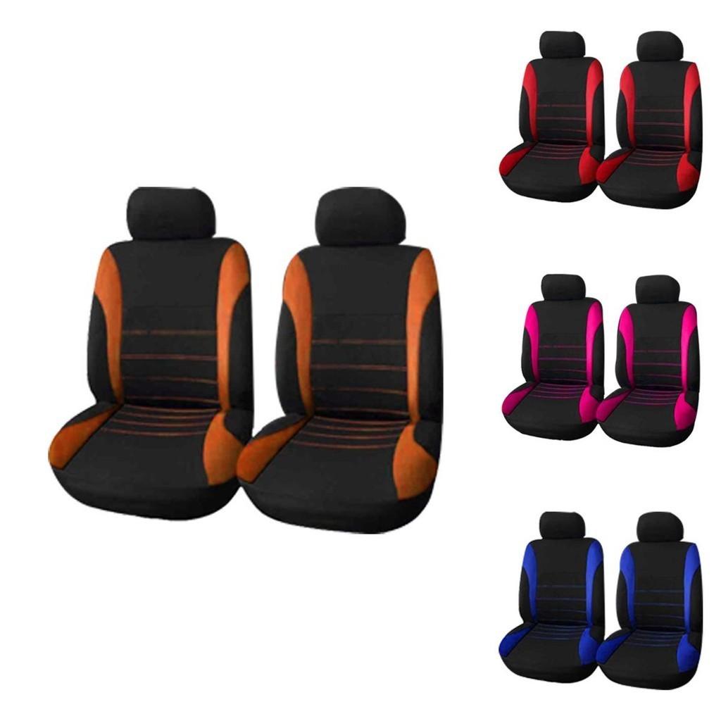 Luxurious Universal Car Seat Covers Full Set For All Seasons In 7 Vibrant Colors