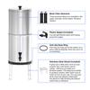 Schwerkraft-Wasserfiltersystem, Wasserfiltrationseimer für Zuhause, Outdoor, Camping, Wandern, Notfallvorsorge