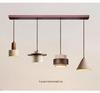 Yellow Travertine Wabi-sabi Chandelier: Mid-century Retro Style for Restaurants, Bars, and Dining Tables