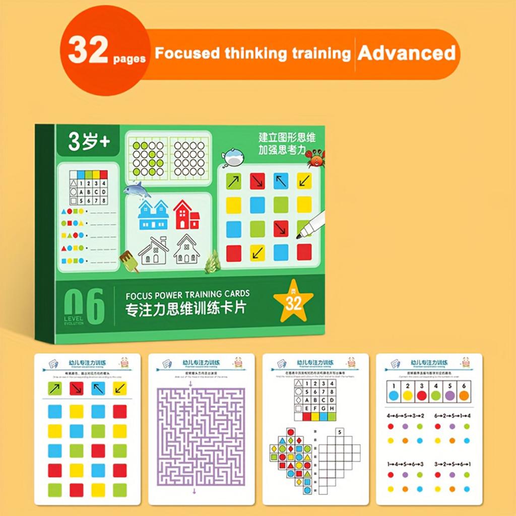 Reusable Writing Kit For Curious Little Ones, Ideal Early Childhood Educational Material For Preschoolers As A Gift