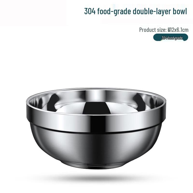 

ONYLM 304 Stainless Steel Double-Layer Anti-Scald Bowl