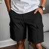 Men's Sports Shorts - Soft And Comfortable, With Elastic Waistband And Drawstring At The Waist.