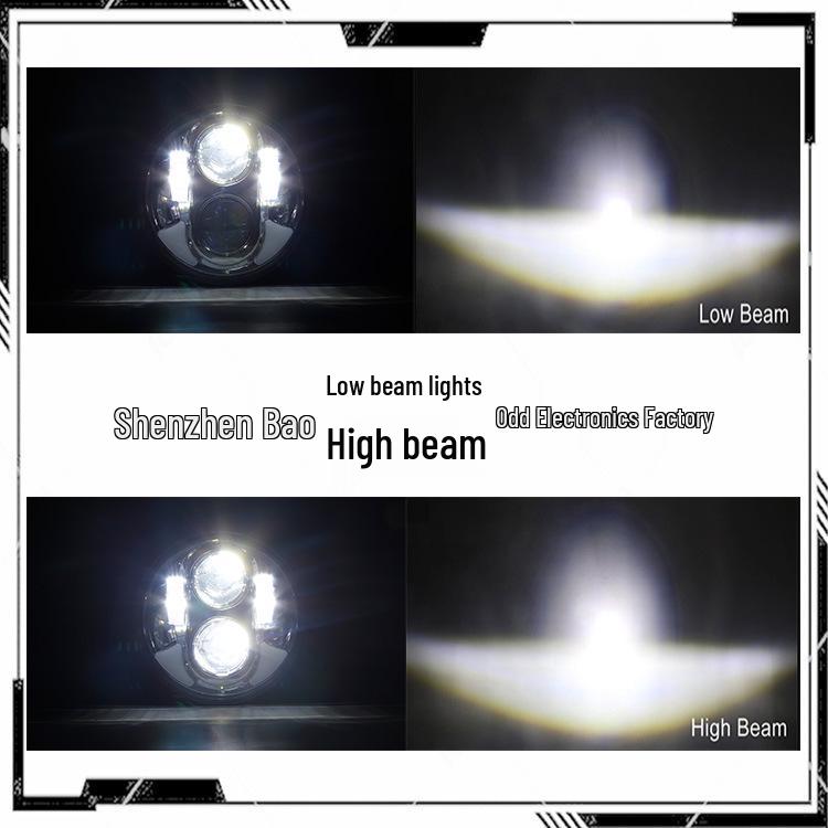 Harley 883 X48 Breaker 5.75" LED Motorcycle Headlight