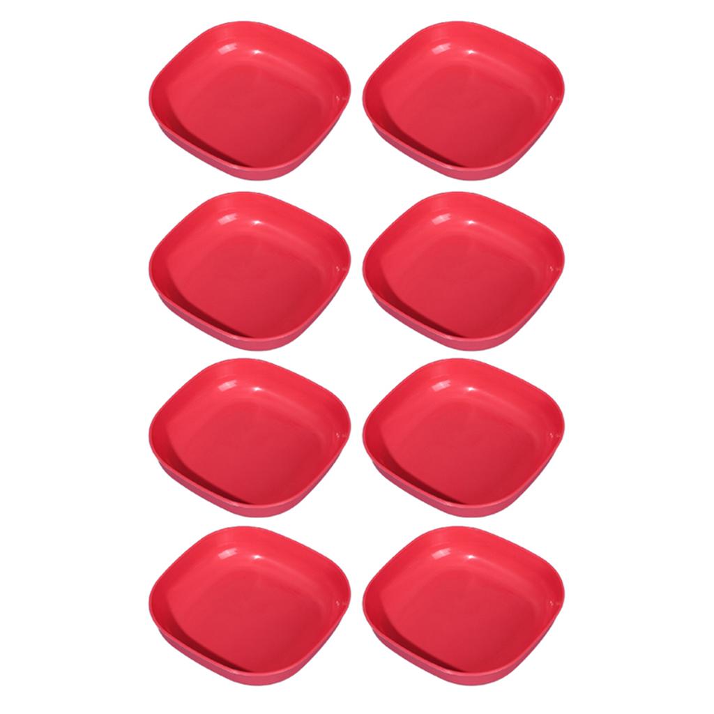 Reusable Lightweight Dinner Plate Multipurpose Fruit Snack Plate For Home Kitchen Picnic Easy To Clean