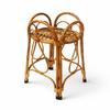Eco Decx Handcrafted Rattan Plant Stand, Natural Bamboo Flower Pot Holder for Indoor Plants & Living Room Decor, 32 x 32 x 54 cm