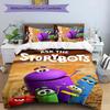 Ask the StoryBots 3pcs Bedding Set Duvet Cover Closure Includes 1 Duvet Cover & 2 Pillowcases for All Seasons Bedroom Home Dorm Decor