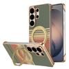 Luxury Carbon Fiber Fold Magnetic Stand Bracket For Magsafe Case For Samsung Galaxy S26 S25 S24 S23 Ultra Shockproof Back Cover