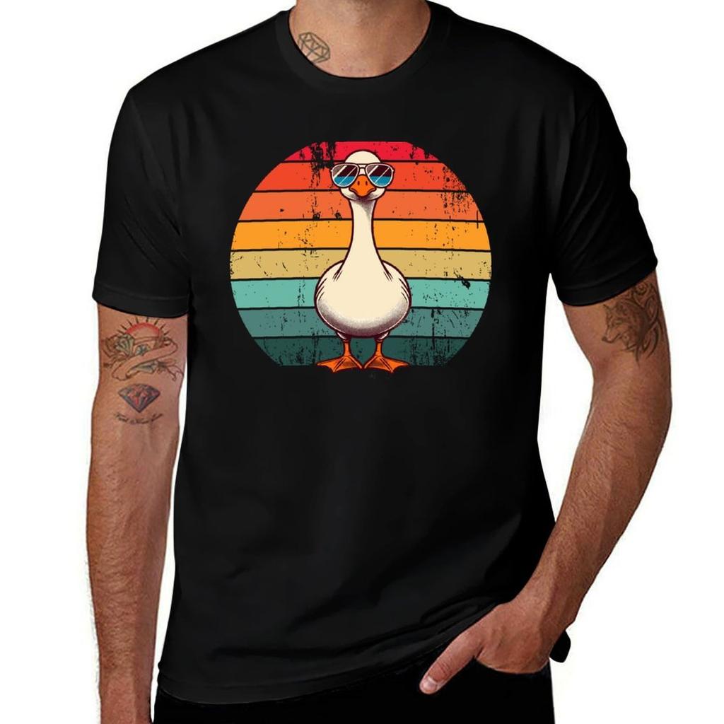 Silly Goose in Sunglasses Pun Meme Pool Funny Goose T-Shirt Holiday T-Shirt