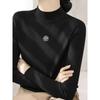 La Chapelle Women's Casual Solid Color Polo Collar Knit Pullover