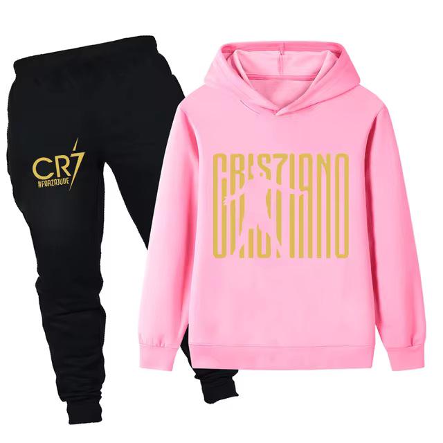 Completo Sportivo Autunnale per Ragazzi CR7: Creativo, Confortevole e Caldo per Attività all'Aperto