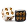 Halloween Skull Dice Skeleton Face Game Dice Resin 6 Sided Board Game Dice Novelty Party Toy Home Decorations