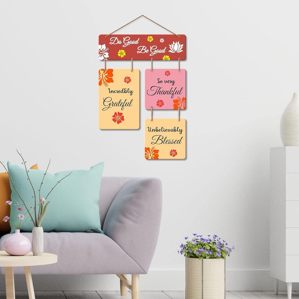 Do Good Be Quotes Decorative Wood Wall Hanger For Livingroom, Bedroom | Home Decor | Office | Gift Item | Artworks Decoration