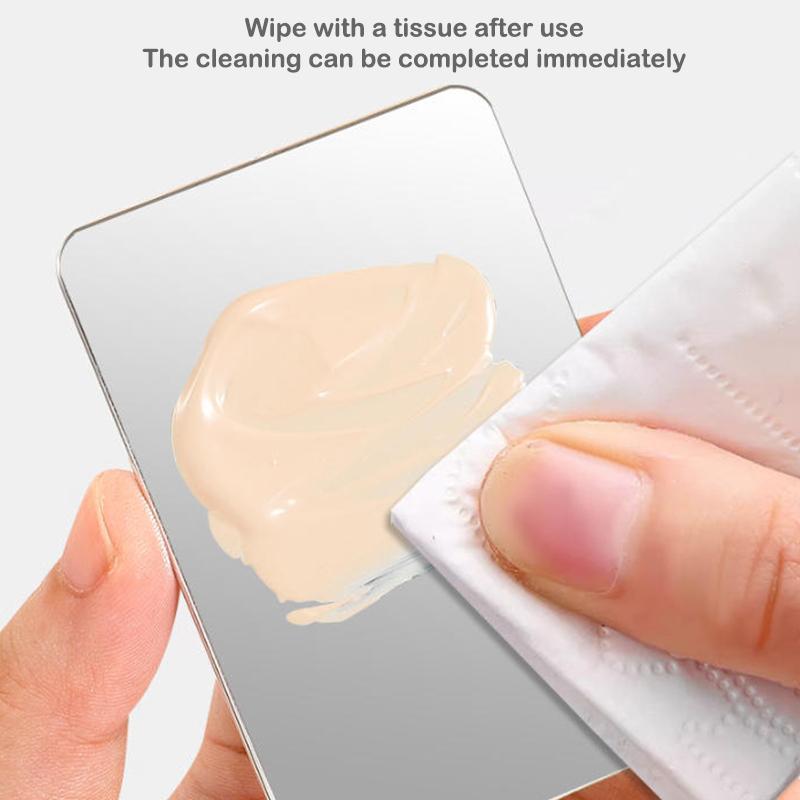 Colorful Palette Tray Mixing Ring Makeup Toner Spatula Liquid Mixing Foundation Cream Blending Cosmetic Make Up Tool For Travel