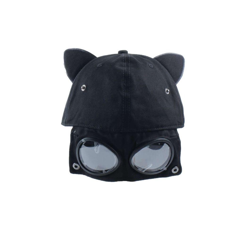 Baseball Hat Streetwear Pilot Hat Women Baseball Cap Adjustable Peaked Cap Korean Style Sun Visor