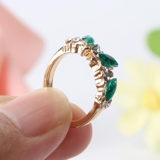 Women's Elegant Vintage Rhinestone Finger Knuckle Ring Gift Jewelry