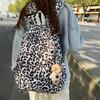Schultasche Herbst und Winter neu Leopardenmuster Retro Nische Schultasche Damen Abholung Trendig Cool Ins Europäisch und Amerikanisch Spice Girls Freizeit Reisen