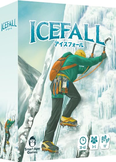

Icefall Board 45 Competitive Game, Racing, Minutes, 3-5 Players, Adult, Easy, Fun,