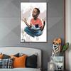 Dope Black Art Posters and Prints Morden Wall Art Canvas Painting Meditation Boy Pictures for Yoga Room Decoration Frameless