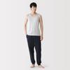 MUJI Smooth Cotton Tank Light Size S Men's Top, Gray, (FA19QA6S)