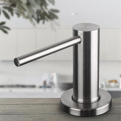 Dispensador de Detergente de Cocina Dispensador de Jabón para Fregadero Dispensadores de Jabón Líquido para Baño Cabezal de Bomba Dispensador de Detergente para Platos Negro Dorado