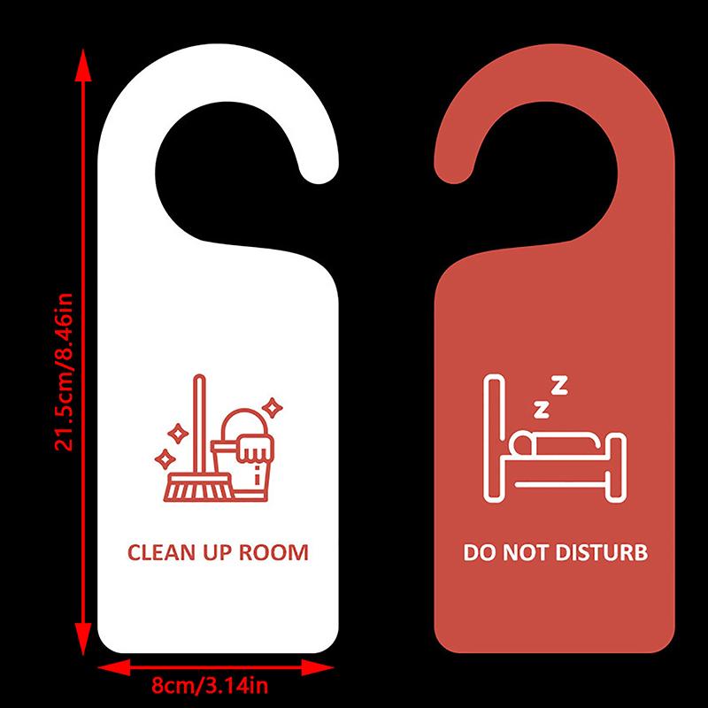 Do Not Disturb Door Sign Hanging Sign Shop Pendant Room Cleaning Double-Sided Door Tags For Club Cafe Hotel