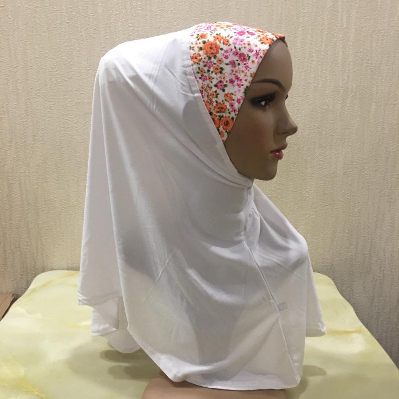 Teenage Girl's Headdress Hijab Muslim Malaysia Ramadan Worship Headdress Arab Hat
