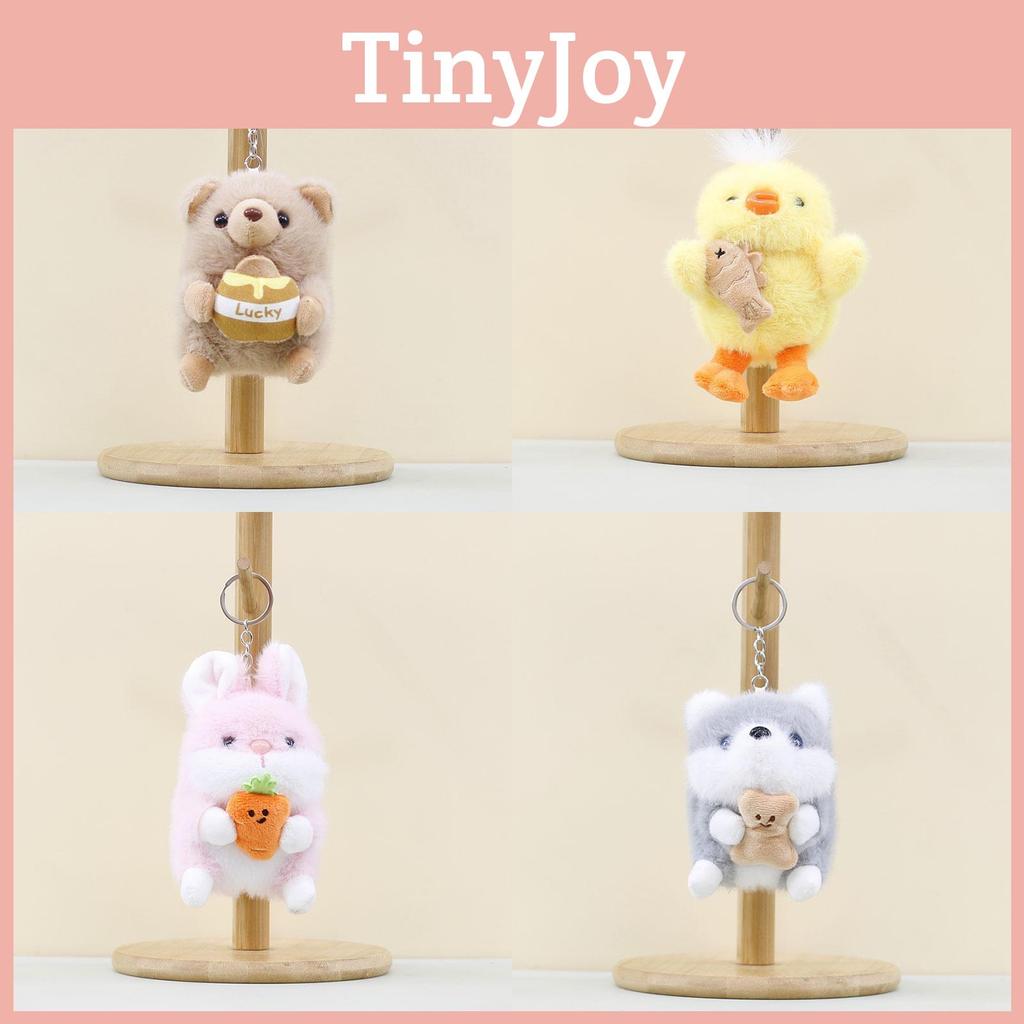 Cartoon Puppy Cute Keychain Girls Children Backpack Decorative Pendant Doll Gift