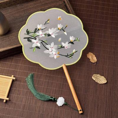 LIEI Traditional Suzhou Embroidery Round Fan