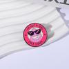 Cute Monster Enamel Pins Custom I'M NOT A GIRL I'M A SHARK Brooches Lapel Badges Clothes Funny Jewelry Gift for Kids Friends
