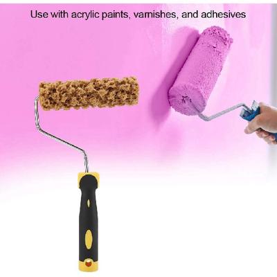 Paint Roller for Wall Decoration, Patterned Paint Roller Texture Roller House Paint Rollers Texture Pattern Paint Roller Brush with Handle Decorate