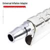 Universal Tire Inflator with Pressure Gauge