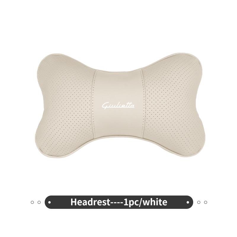 Car Headrest Neck Pillow Lumbar Support Cushion Interior Accessories For Alfa Romeo GT Stelvio F1 Brera Volante Tonale Gloria